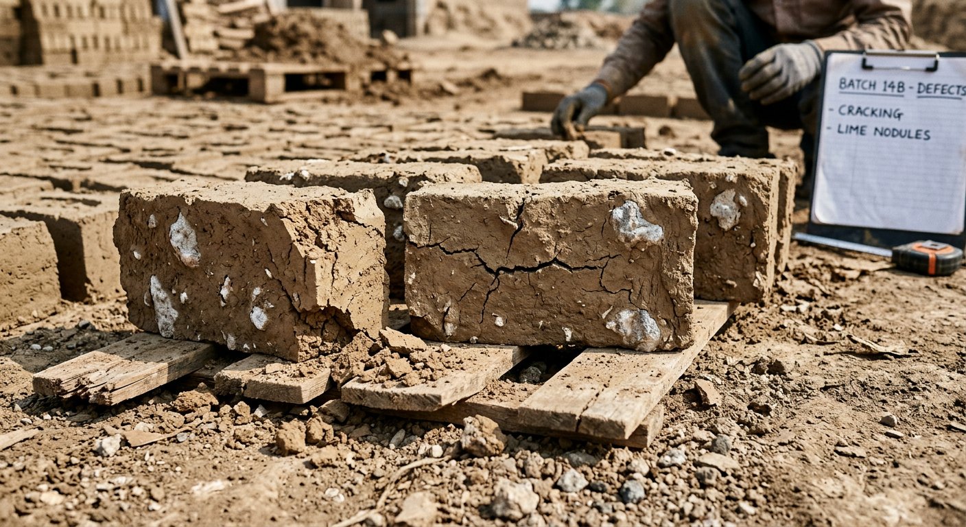 Clay soil challenges and unbaked brick cracks